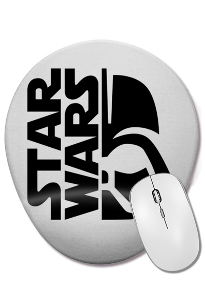 BASKI DÜNYASI Mouse Pad oval Star Wars cu suport pentru încheietura mâinii