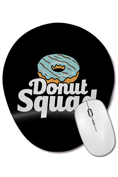 BASKI DÜNYASI Mouse Pad oval cu suport pentru încheietura mâinii, drăguț și a...