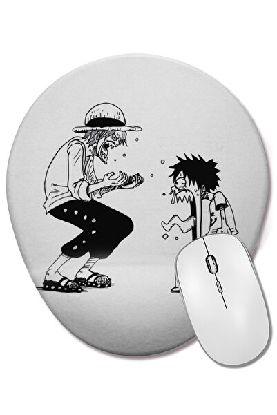 BASKI DÜNYASI Ολόσωμο ποντίκι με οβάλ σχήμα με υποστήριξη καρπού, με σχέδιο S...