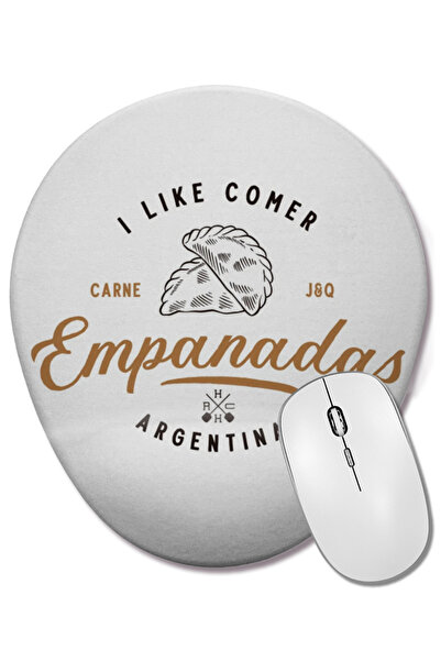 BASKI DÜNYASI Mouse Pad oval cu suport pentru încheietura mâinii I Like Comer...