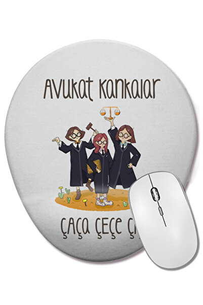 BASKI DÜNYASI Адвокат Адвокат Закон Пад под мишка с подложка за китката.