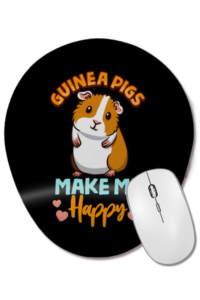 BASKI DÜNYASI Очарователни морски свинчета ме правят щастлив Овална подложка ...