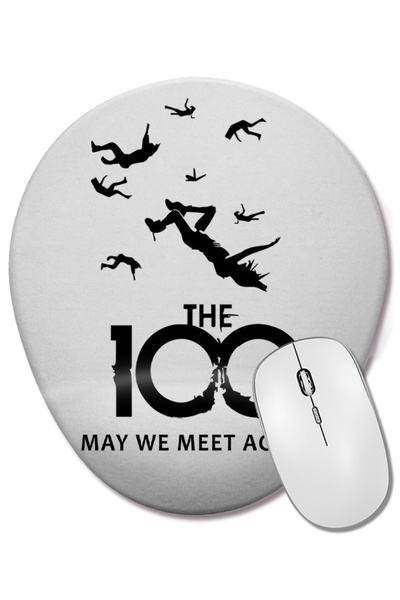 BASKI DÜNYASI Mouse Pad oval The Hundred 100 cu suport pentru încheietura mâinii