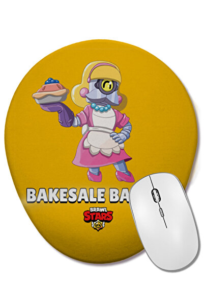 BASKI DÜNYASI Brawl Stars Bakesale Barley Mouse Pad oval cu suport pentru înc...