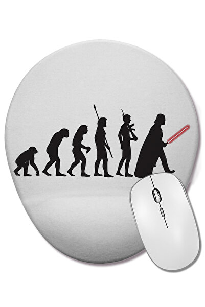 BASKI DÜNYASI Star Wars 099 Oval Mouse Pad with Wrist Support
