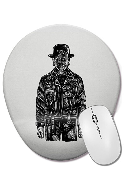 BASKI DÜNYASI Mouse Pad oval The Son Of A Grenade cu suport pentru încheietura mâinii