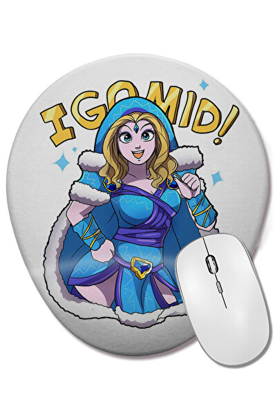 BASKI DÜNYASI Dota 2 World of Warcraft Crystal Maiden ovalna podloga za miša ...