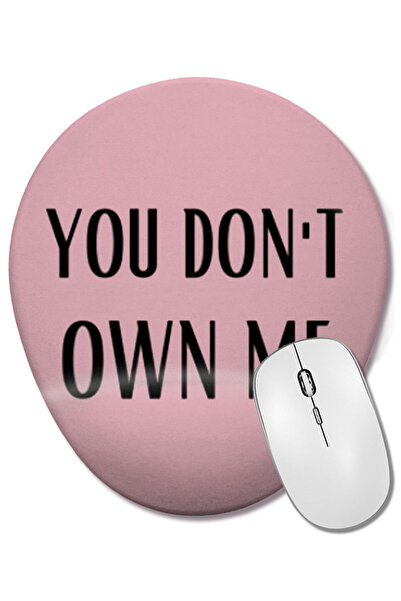 BASKI DÜNYASI Mouse Pad oval cu suport pentru încheietura mâinii YOU DON'T OW...
