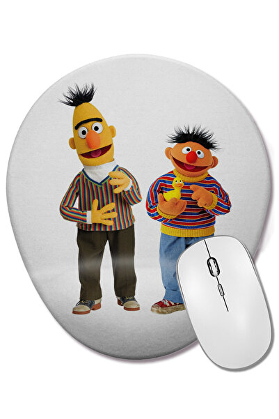 BASKI DÜNYASI Σουσάμι Στρατόπεδο Edi & Büdü 2 Οβάλ ποντίκι με υποστήριξη καρπού