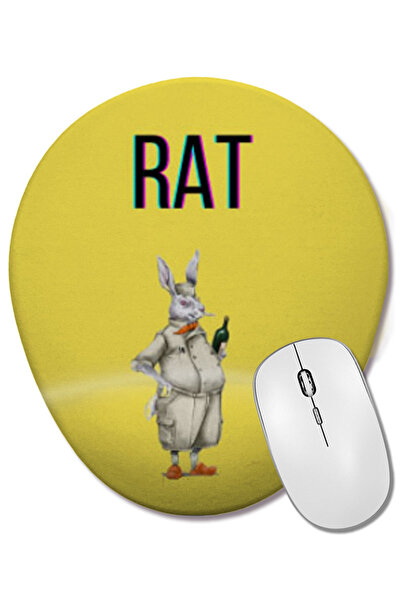 BASKI DÜNYASI Fantastικος Μιστρός Φοξ-Οβάλ ποντίκι με υποστήριξη καρπού