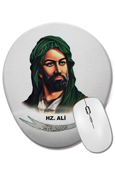BASKI DÜNYASI Mouse Pad oval Hz Ali cu suport pentru încheietura mâinii