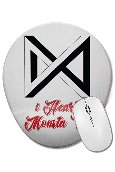 BASKI DÜNYASI Mouse Pad oval cu suport pentru încheietura mâinii I Love Hugs ...