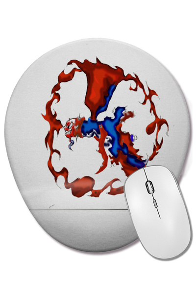 BASKI DÜNYASI Οβάλ ποντίκι με υποστήριξη καρπού Dragon