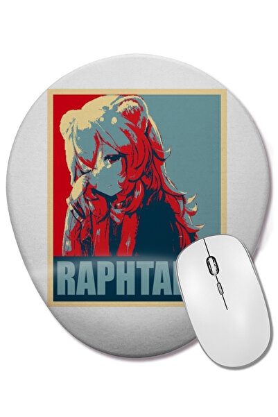 BASKI DÜNYASI Mouse Pad oval The Rising Of The Shield Hero Raphtalia cu supor...