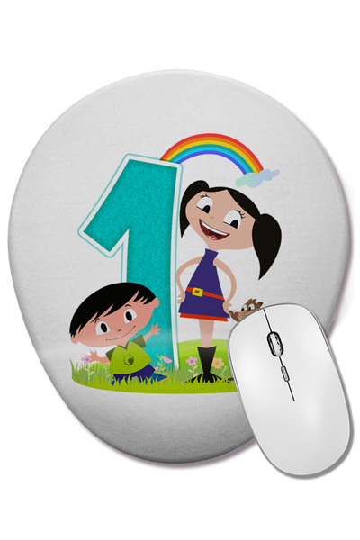 BASKI DÜNYASI Display Show Da Luna 1 Anul I cadou Mouse Pad oval cu suport pe...