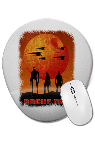 BASKI DÜNYASI Mouse Pad oval Star Wars Rogue One cu suport pentru încheietura...