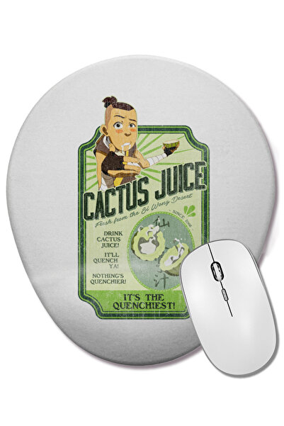 BASKI DÜNYASI Cactus Juice Avatar The Last Airbender Mouse Pad oval cu suport...