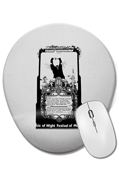 BASKI DÜNYASI Mouse Pad oval cu suport pentru încheietura mâinii Isaac Hayes ...
