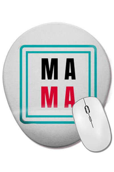 BASKI DÜNYASI Ziua Mamei 2021 Ziua Mamei Mouse Pad oval cu suport pentru înch...