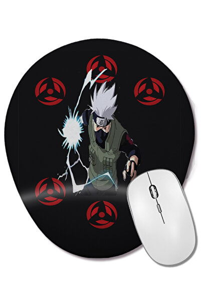 BASKI DÜNYASI Mouse Pad oval Kakashi cu suport pentru încheietura mâinii