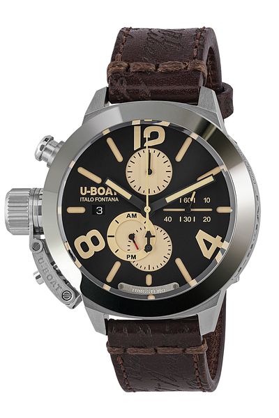U-BOAT 9567/A Classico 45 mm Tungsteno CAS 1 Mens Watch 10ATM