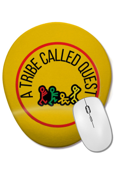 BASKI DÜNYASI Οβάλ ποντίκι ποντικοπολεμικής χρήσης με λογότυπο A Tribe Called...
