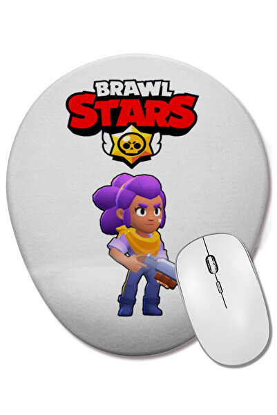 BASKI DÜNYASI Mouse Pad oval Brawl Stars Shelly cu suport pentru încheietura ...