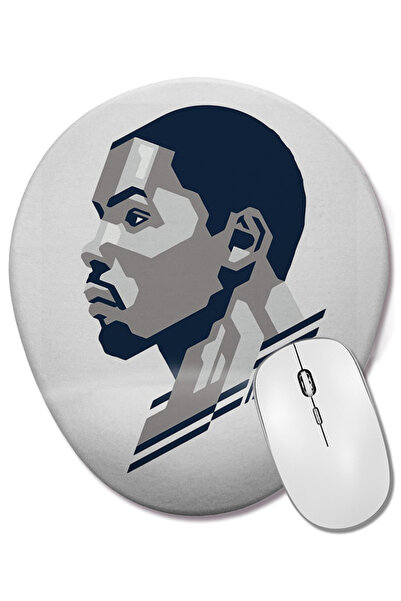 BASKI DÜNYASI Mouse Pad oval Kevin Durant cu suport pentru încheietura mâinii