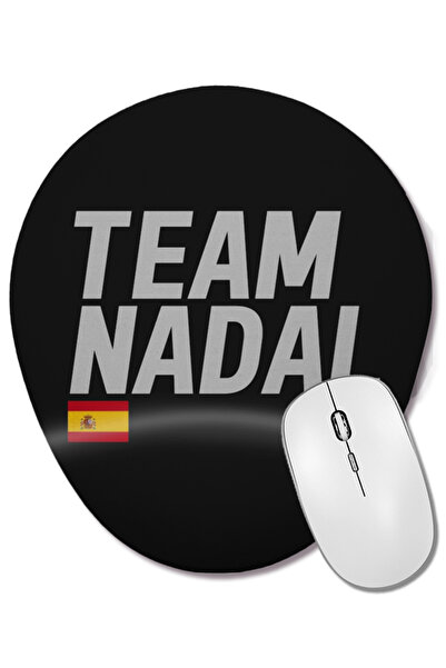 BASKI DÜNYASI Mouse Pad oval Team Rafael Nadal cu suport pentru încheietura m...