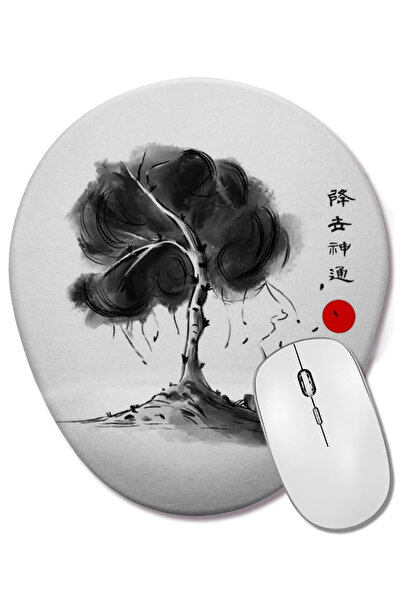 BASKI DÜNYASI Mouse Pad oval cu suport pentru încheietura mâinii pentru Iroh