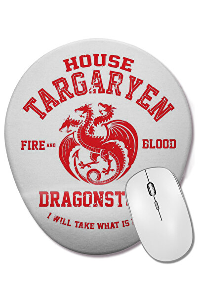 BASKI DÜNYASI Game Of Thrones House Targaryen Mouse Pad oval cu suport pentru...
