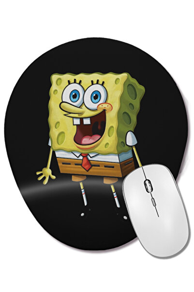 BASKI DÜNYASI Mouse Pad oval cu design Spongebob Squarepants cu suport pentru...