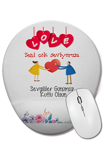 BASKI DÜNYASI Δώρο για την Ημέρα του Αγίου Βαλεντίνου 014 Οβάλ ποντίκι με υπο...