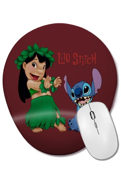 BASKI DÜNYASI Οβάλ ποντίκι με υποστήριξη καρπού Stitch And Lilo Cute Fun