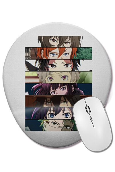 BASKI DÜNYASI Κλασικό ιαπωνικό anime Bungo Stray Dogs, χαρακτήρες μάνγκα, οβά...