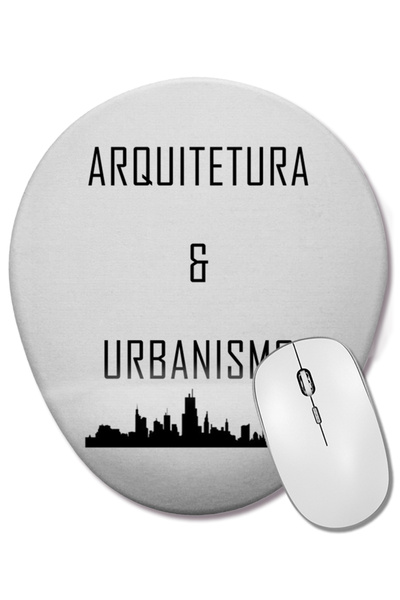 BASKI DÜNYASI Οβάλ ποντίκι με υποστήριξη καρπού Arquitetura
