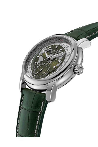 Frederique Constant FC-718KWM4H6 Mens Watch Classic Worldtimer Automatic 42mm