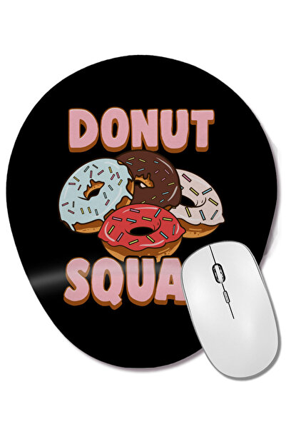 BASKI DÜNYASI Donut Squad Donut Lover Breakfast Food Pun Bilek Destekli Oval ...