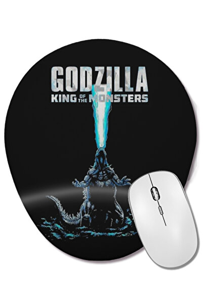 BASKI DÜNYASI Mouse Pad oval Godzilla King Of The Monsters cu suport pentru încheietura mâinii
