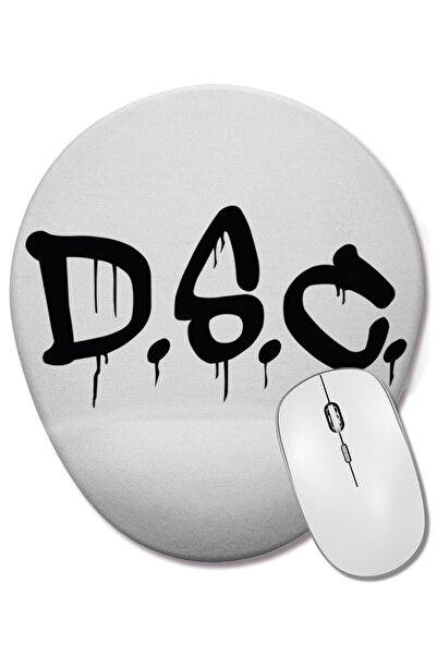 BASKI DÜNYASI Mouse Pad oval Dsc cu suport pentru încheietura mâinii