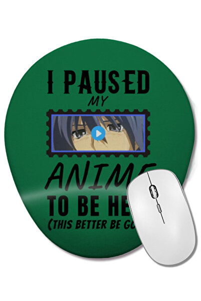 BASKI DÜNYASI Sarcasm Funny Anime And Manga Otaku Lover ift Mouse Pad oval cu...