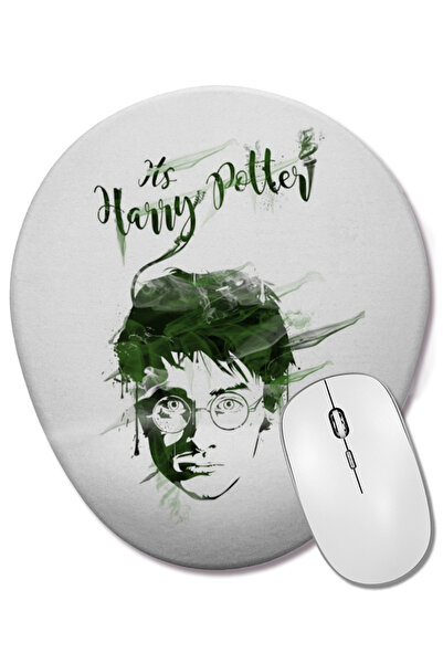 BASKI DÜNYASI Mouse Pad oval Istanbul 04 cu suport pentru încheietura mâinii