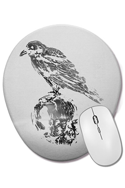 BASKI DÜNYASI Οβάλ ποντίκι με υποστήριξη καρπού Homenagem a Poe