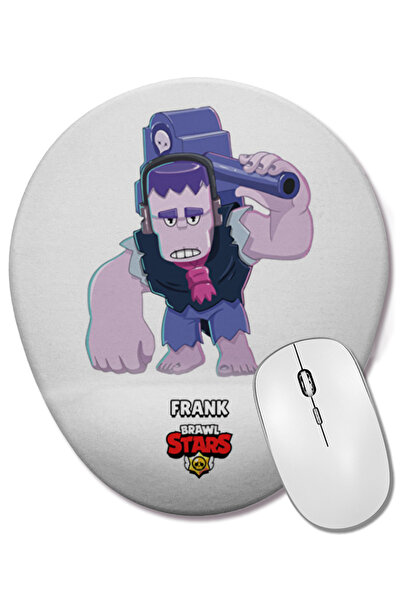 BASKI DÜNYASI Mouse Pad oval Brawl Stars Frank cu suport pentru încheietura m...