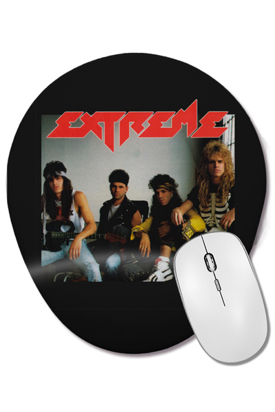 BASKI DÜNYASI Mouse Pad oval Extreme Band cu suport pentru încheietura mâinii