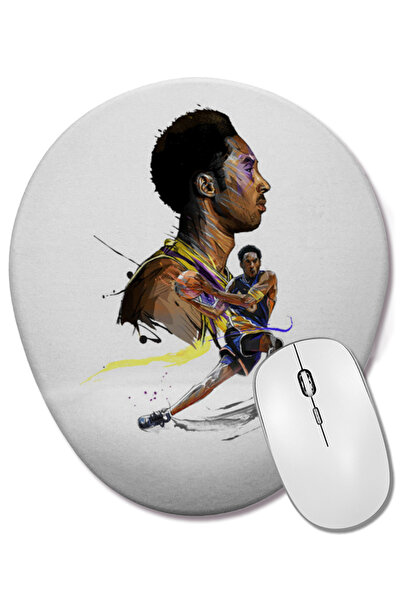 BASKI DÜNYASI Πολύχρωμο οβάλ ποντίκι με στήριγμα καρπού του Κόμπι Μπράιαντ