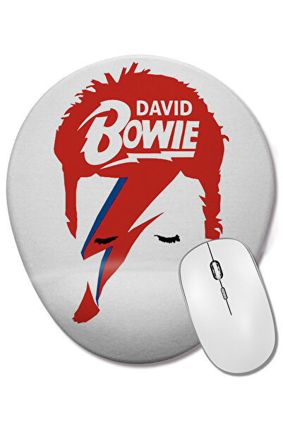 BASKI DÜNYASI Οβάλ ποντίκι με υποστήριξη καρπού David Bowie