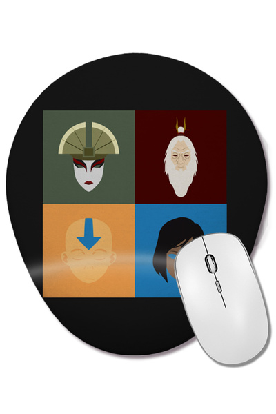 BASKI DÜNYASI Avatar The Last Airbender The Avatar Cycle Οβάλ ποντίκι με υποσ...