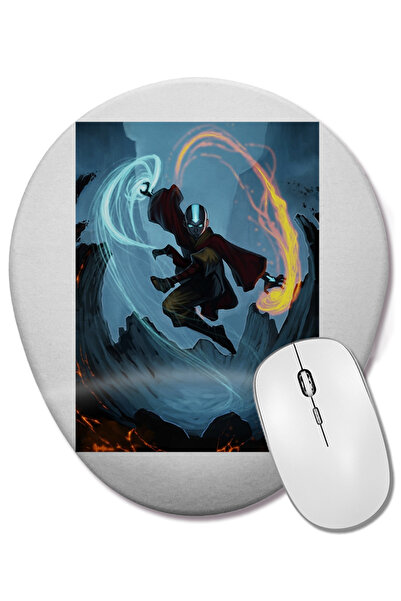 BASKI DÜNYASI Mouse Pad oval The Last Air Bender cu suport pentru încheietura...
