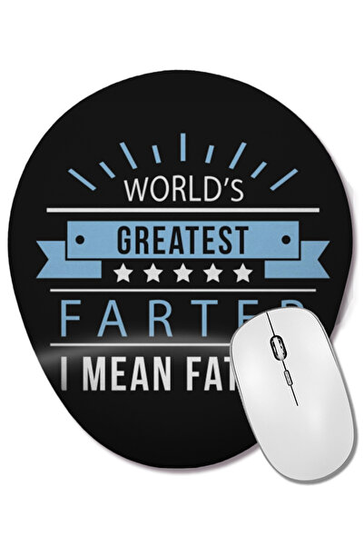 BASKI DÜNYASI Mouse Pad oval cu suport pentru încheietura mâinii Worlds Great...